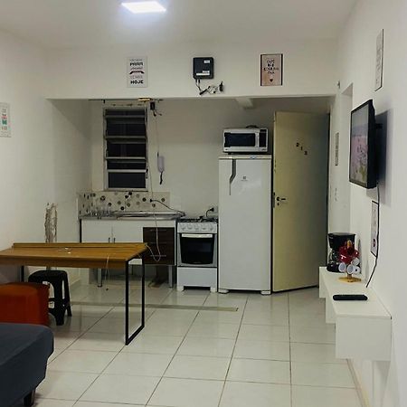 Apartamento Kit Net Pe Na Areia Praia Grande  Ngoại thất bức ảnh